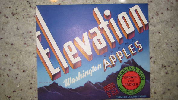 Elevation McAnaly & Son Fruit Crate Label