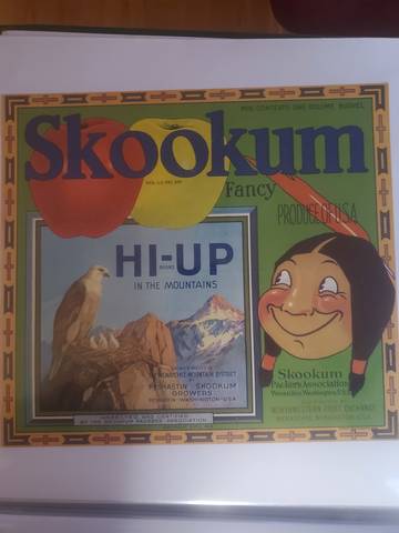 Skookum Hi Up FCY Copy1916 USA Fruit Crate Label