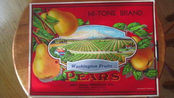 Hi Tone Fruit Crate Label