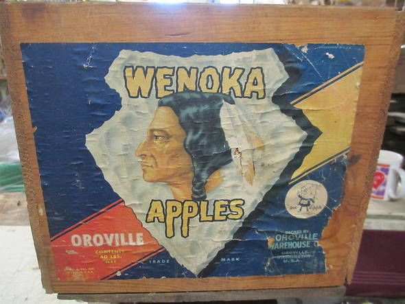 Wenoka Oroville Warehouse Co Fcy 40# Fruit Crate Label