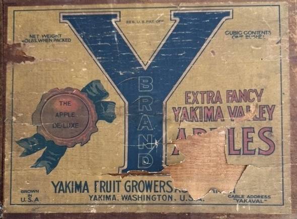 Big Y XF Yakaaval No Litho Fruit Crate Label