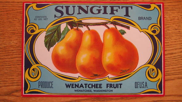 Sungift Fruit Crate Label