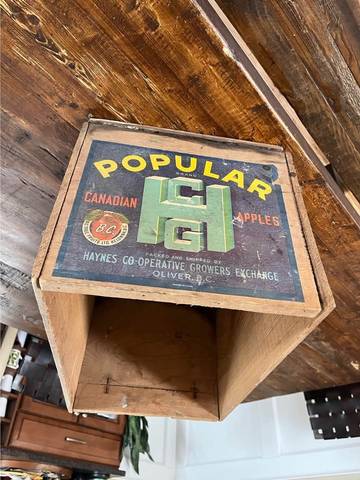 Popular Fruit Crate Label