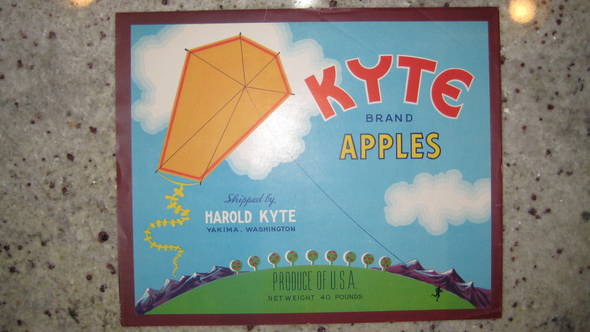 Kyte Fruit Crate Label