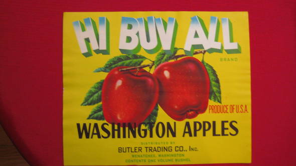 Hi Bov All Fruit Crate Label