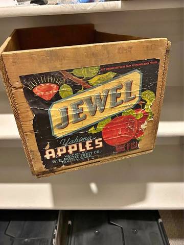 Jewel Black 40LBS 1 Line Fruit Crate Label