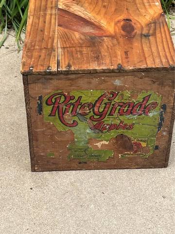 Rite Grade Wenatchee Fed Fruit Crate Label