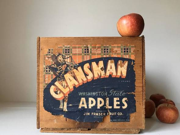 Clansman Fruit Crate Label