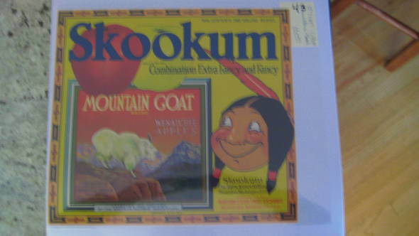 Skookum Mountain Goat Combo Copy Fruit Crate Label