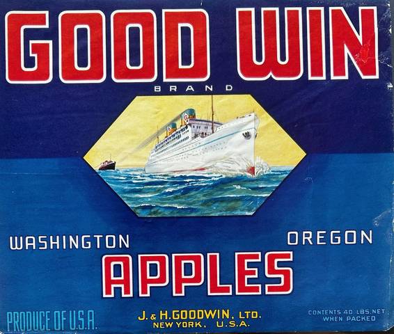 Goodwin Fruit Crate Label