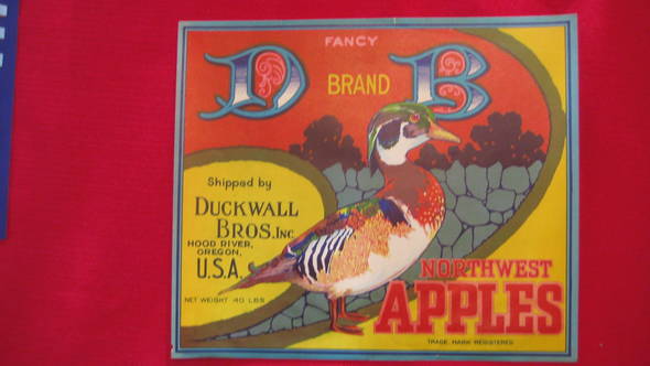 DB Traung Fruit Crate Label