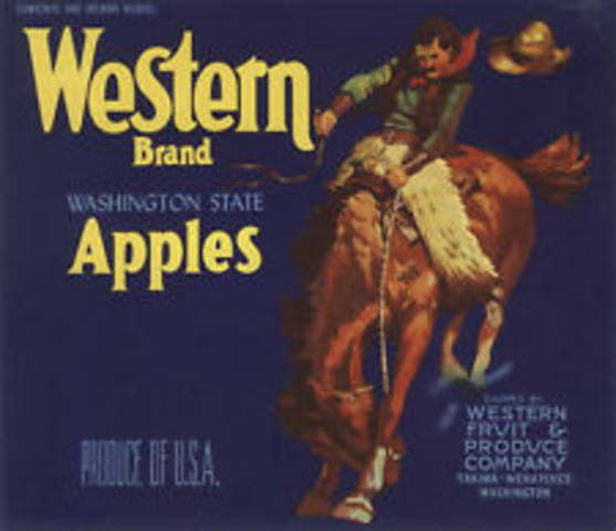 Western Fruit Crate Label