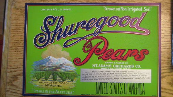 Shuregood Border Fruit Crate Label