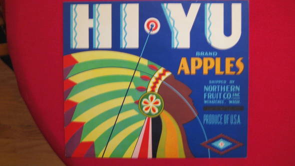 Hi Yu Fruit Crate Label