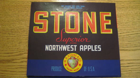 Stone Superior Fruit Crate Label