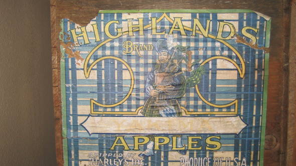 Highlands Fruit Crate Label