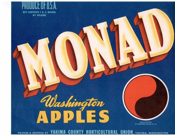 Monad Fruit Crate Label