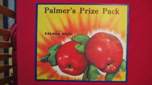 Palmer's Prize Pack Fruit Crate Label