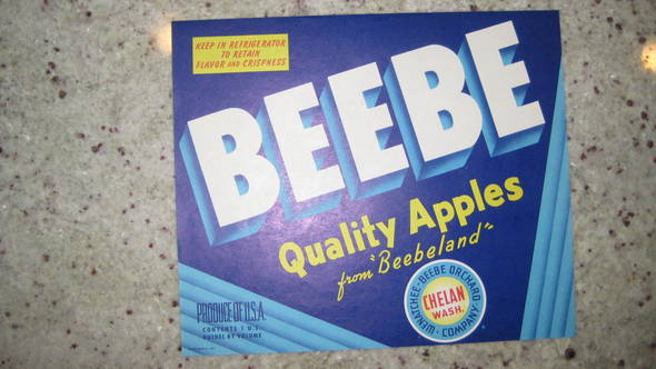 Beebe Fruit Crate Label