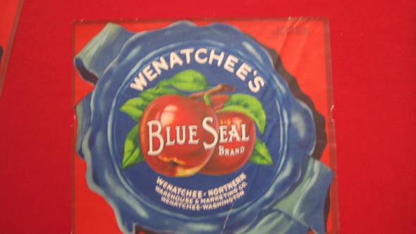 Blue Seal Wenatchee's Fruit Crate Label