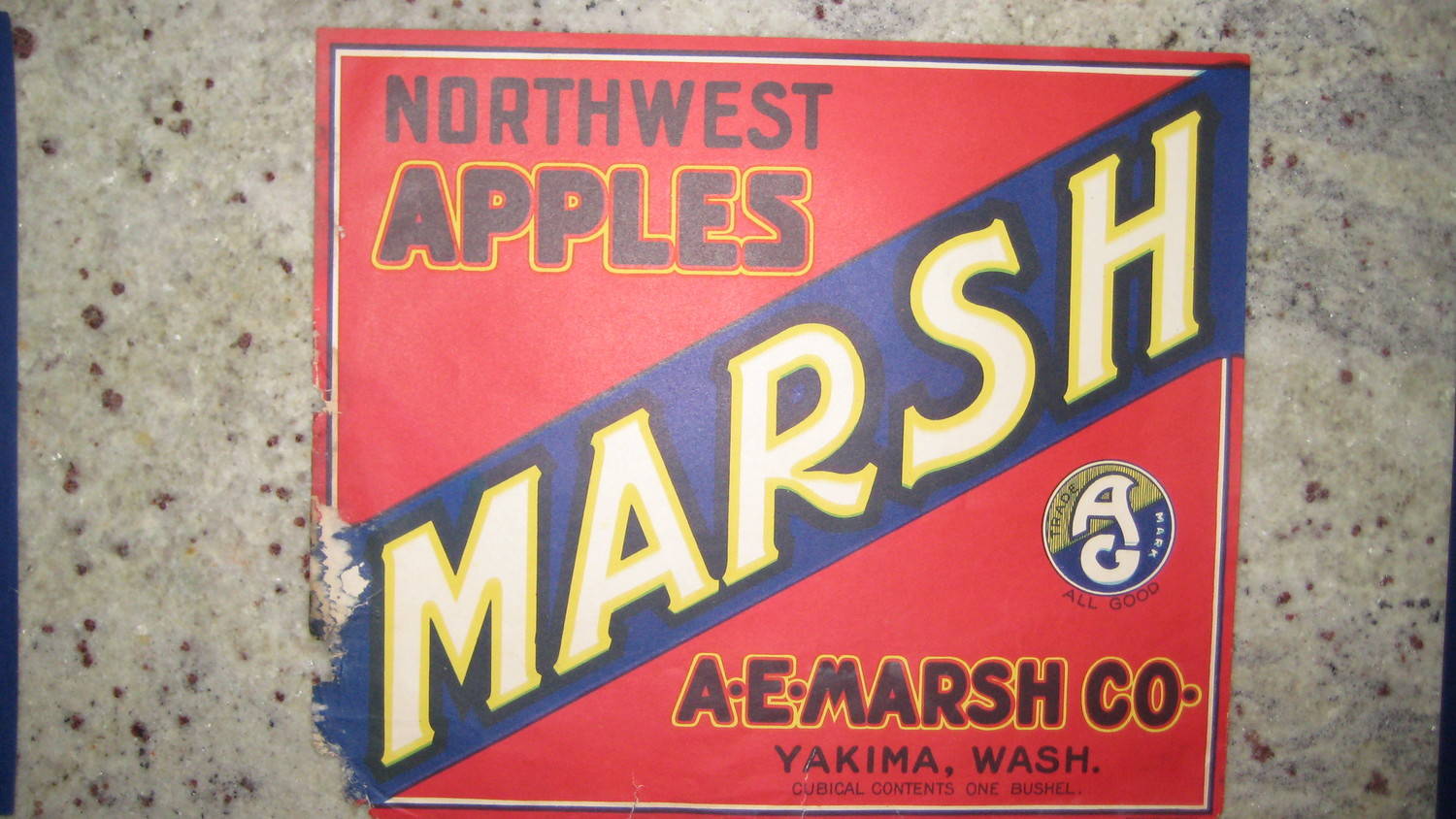 Marsh Labels Marsh Fruit Crate Label - Yakima Valley Labels