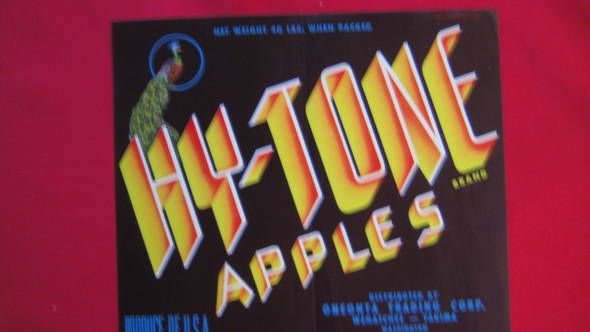 Hy Tone Fruit Crate Label