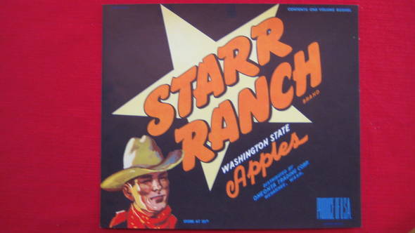 Starr Ranch Fruit Crate Label