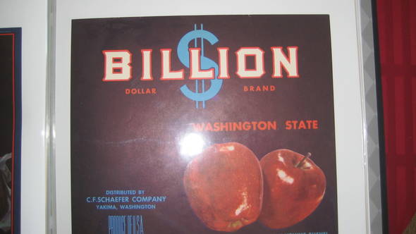 Billion C.F.Shaeffer Fruit Crate Label