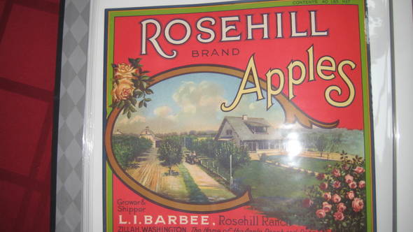 Rosehill Fruit Crate Label