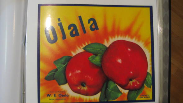 Ojala Fruit Crate Label