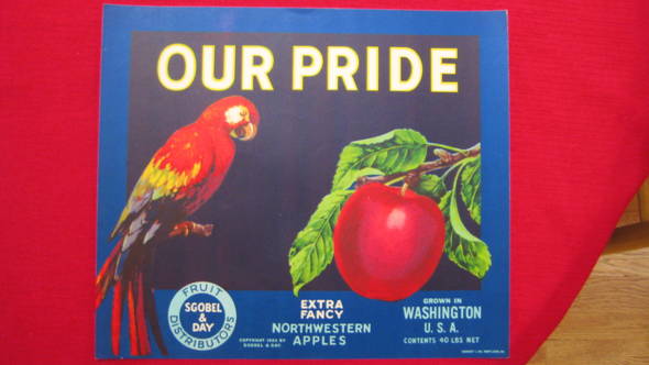 Our Pride Fruit Crate Label