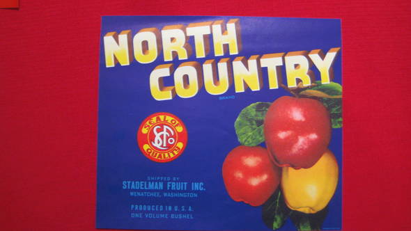 North Country Fruit Crate Label