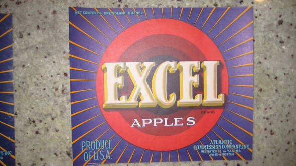 Excell Fruit Crate Label
