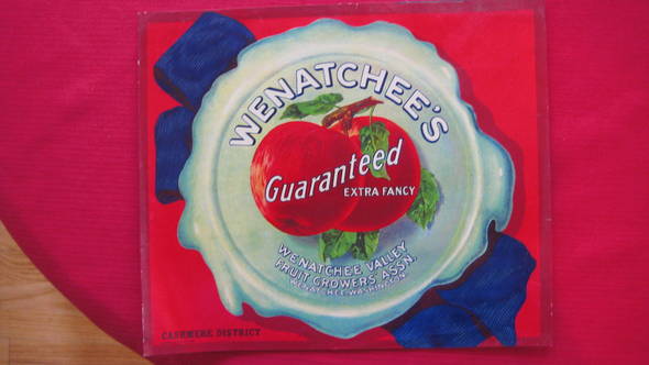 Wenatchee's Fruit Crate Label