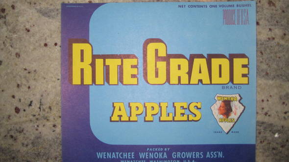 Ritegrade Fruit Crate Label