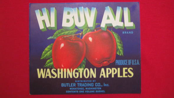 Hi Bov All Fruit Crate Label
