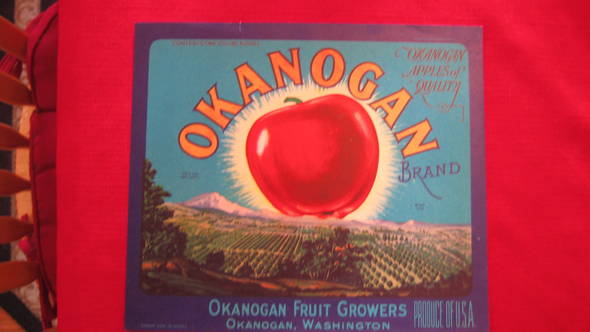 Okanogan Fruit Crate Label