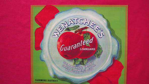 Wenatchee's Fruit Crate Label