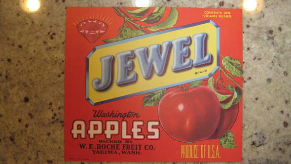 Jewel Fruit Crate Label