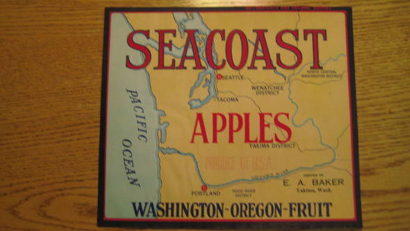 Seacoast Fruit Crate Label