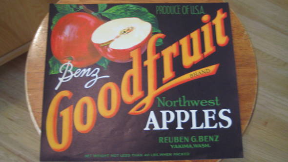 Goodfruit NW Fruit Crate Label