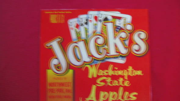 Jacks Fruit Crate Label