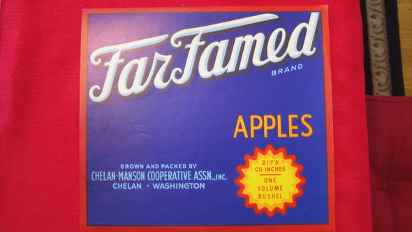 Far Famed Fruit Crate Label