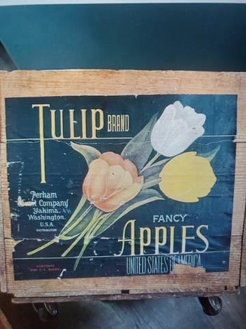 Tulip Fancy Fruit Company Fruit Crate Label