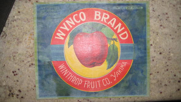 Wynco Fruit Crate Label
