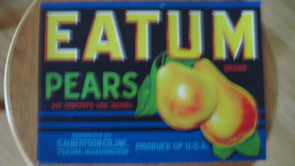 Eatum Fruit Crate Label