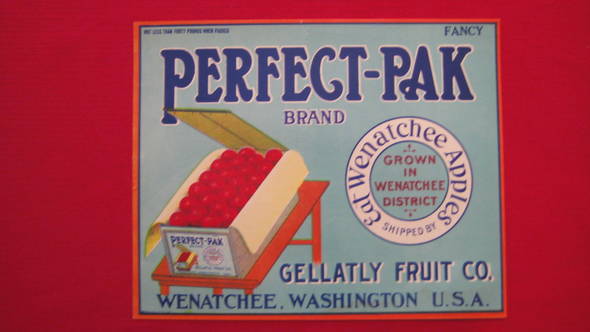Perfect Pak Fruit Crate Label