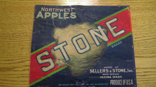 Stone Fruit Crate Label