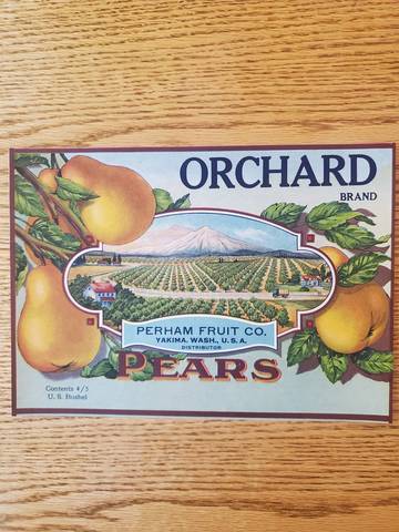 Orchard Fruit Co. Fruit Crate Label