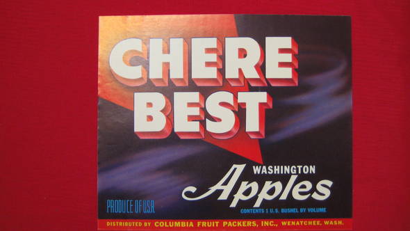 Chere Best Fruit Crate Label